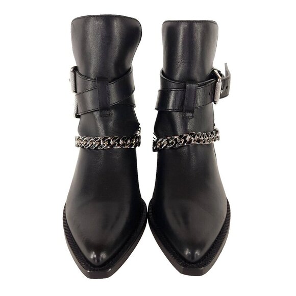 AMIRI Jodhpur Chain Boots 39 US 6 Mens Black Leather ASIS - Picture 4 of 16